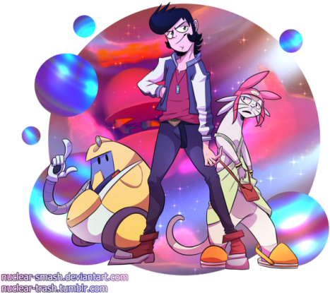 Space Dandy He Is A Dandy Guy From Space A Fanart Of - Space Dandy (500x439), Png Download