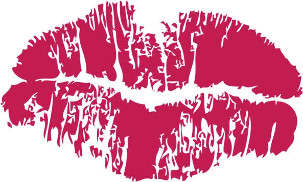 0, - Kiss Print Clip Art (600x360), Png Download