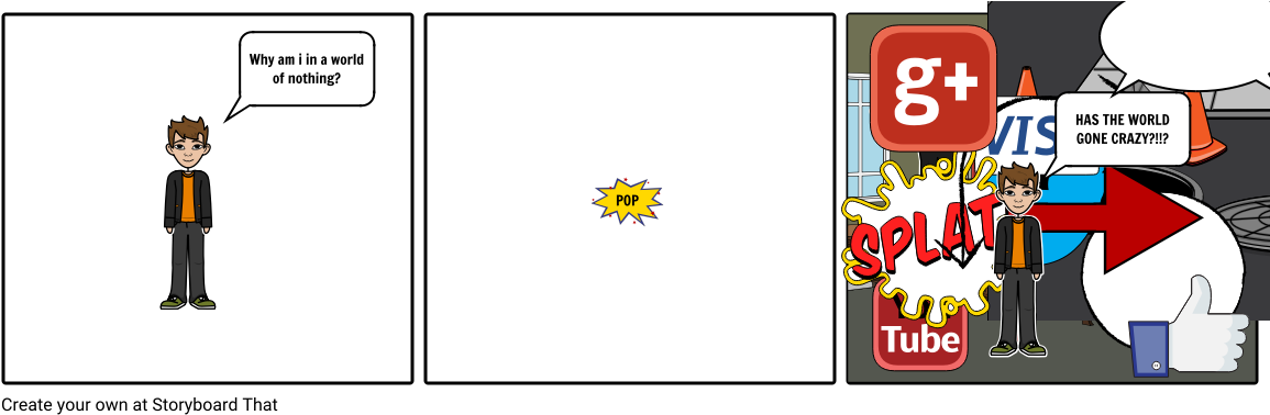 Why Am I In A World Of Nothing - Storyboard (1164x385), Png Download