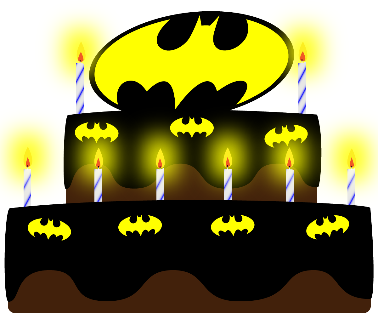 Gothamrogue Batman Birthday Cake - Happy Birthday Batman Png (1200x1200), Png Download