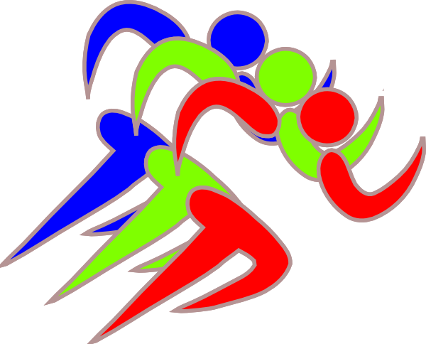 Runners Clip Art At Clker - Runners Free Clip Art (600x484), Png Download