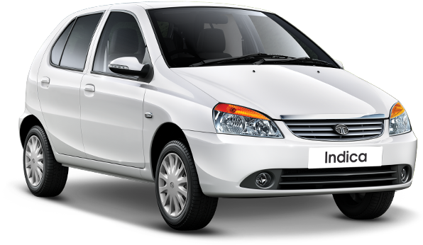 Taxisdeal Services All Car New - Tata Indica Car White (681x412), Png Download