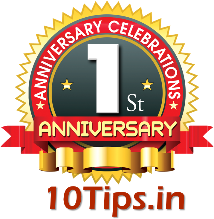 1st Grand Anniversary Of 10tips - 1st Anniversary Logo Png (803x840), Png Download