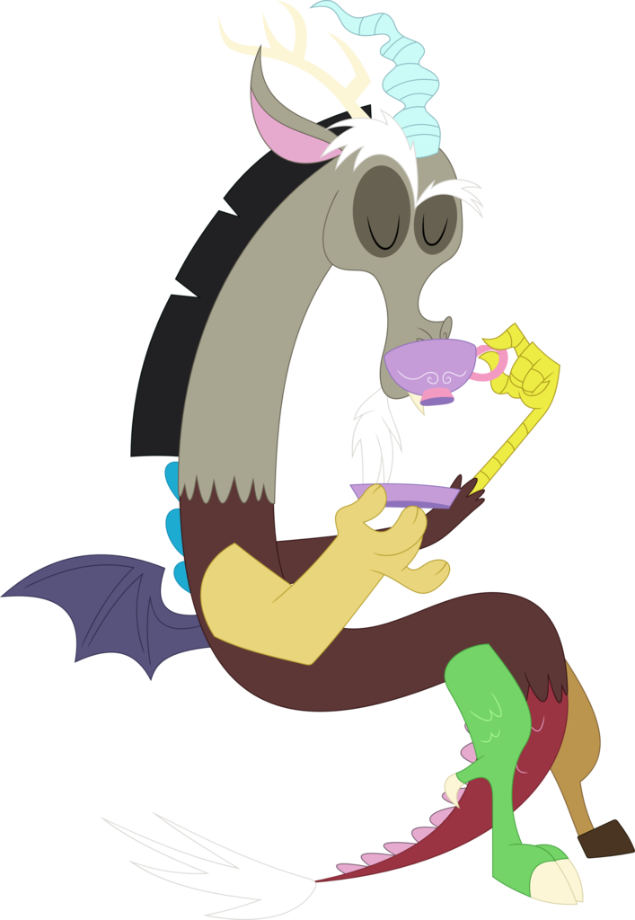 Porygon2z, Discord, Drinking, Food, Safe, Simple Background, - The Mad Hatter (707x1024), Png Download