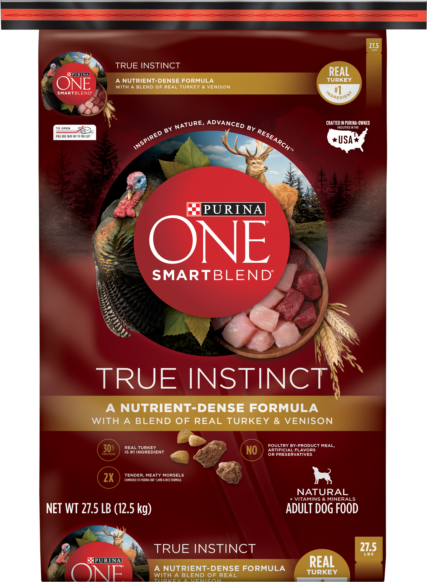 Purina One Smartblend True Instinct Natural With Real - Purina One True Instinct (2400x2400), Png Download