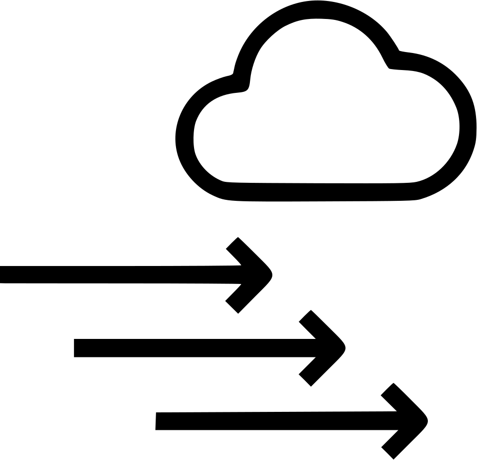 Arrow Wind Direction Right - Weather Pressure Icon (981x946), Png Download