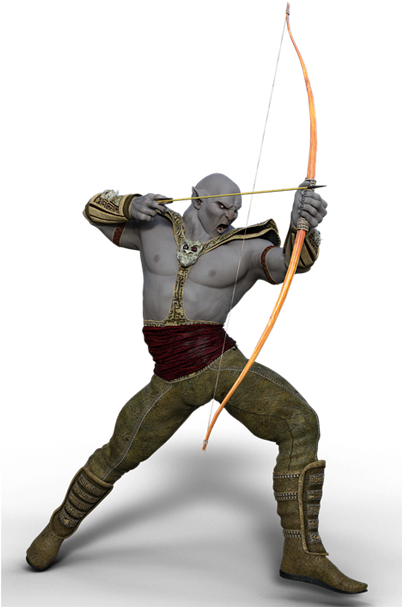 Path Of The Wrathful Marksman Image - Fantasy (401x618), Png Download