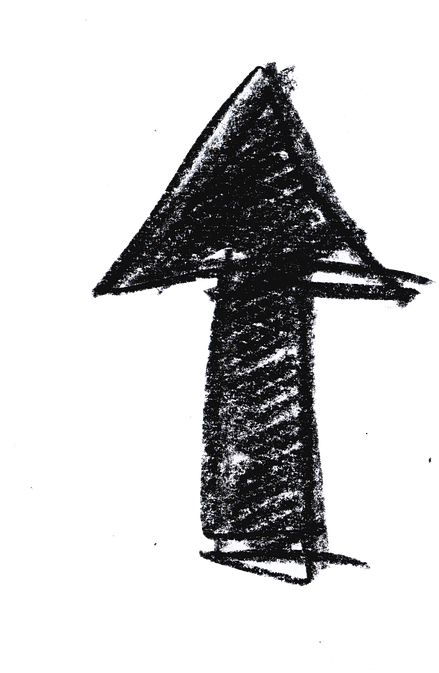 Arrow, Hand Labor, Turn, Straight, Direction - Arrow (720x720), Png Download