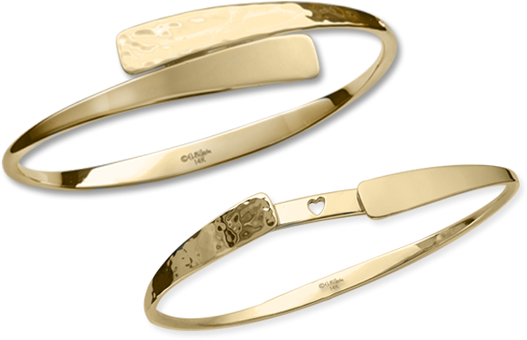 Ed Levin 14kt Gold Secret Heart Bracelet - Ed Levin Sterling Secret Heart Bracelet (700x477), Png Download