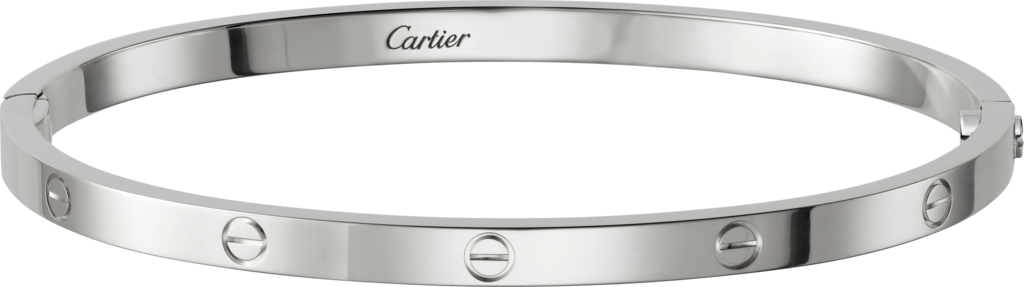 Love Bracelet, Smwhite Gold - Cartier Love Altın (1024x287), Png Download