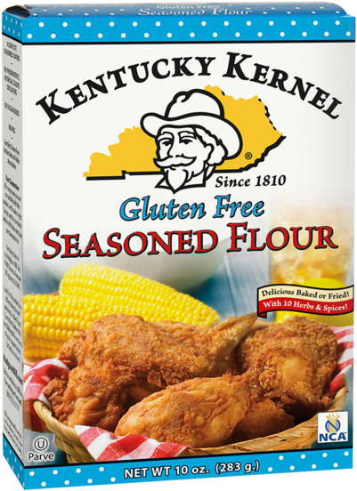 Kentucky Kernal Seasoned Flour - 10 Oz Box (600x600), Png Download