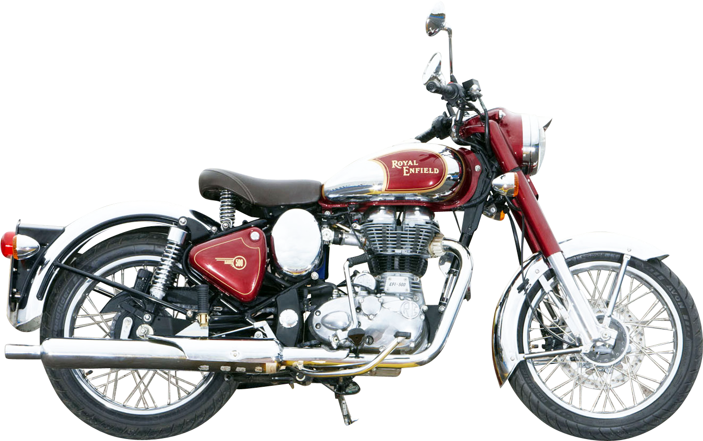 Royal Enfield Classic Chrome Png Image - Bike Png Hd Files (1492x970), Png Download