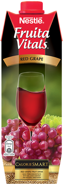 Nestle Fruita Vitals Red Grapes Juice - Fruita Vitals (800x800), Png Download
