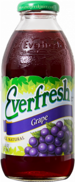 Everfresh Grape Juice 16oz - Everfresh Fruit Punch, Tropical - 16 Fl Oz (496x372), Png Download