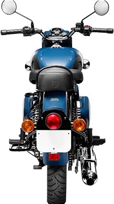 Royal Enfield - Royal Enfield Classic 350 Rear (600x420), Png Download
