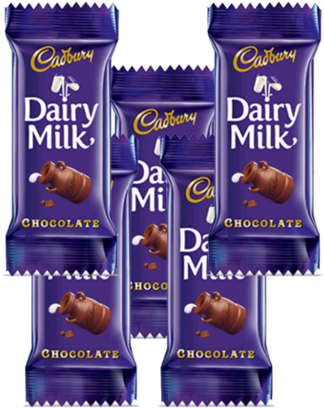 5 Dairy Milk 13 Gm Each - Cadbury Dairy Milk 13gms (480x480), Png Download