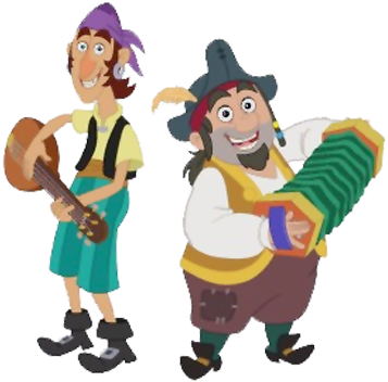 Sharky Bones - Jake And The Neverland Pirates Sharky (384x370), Png Download