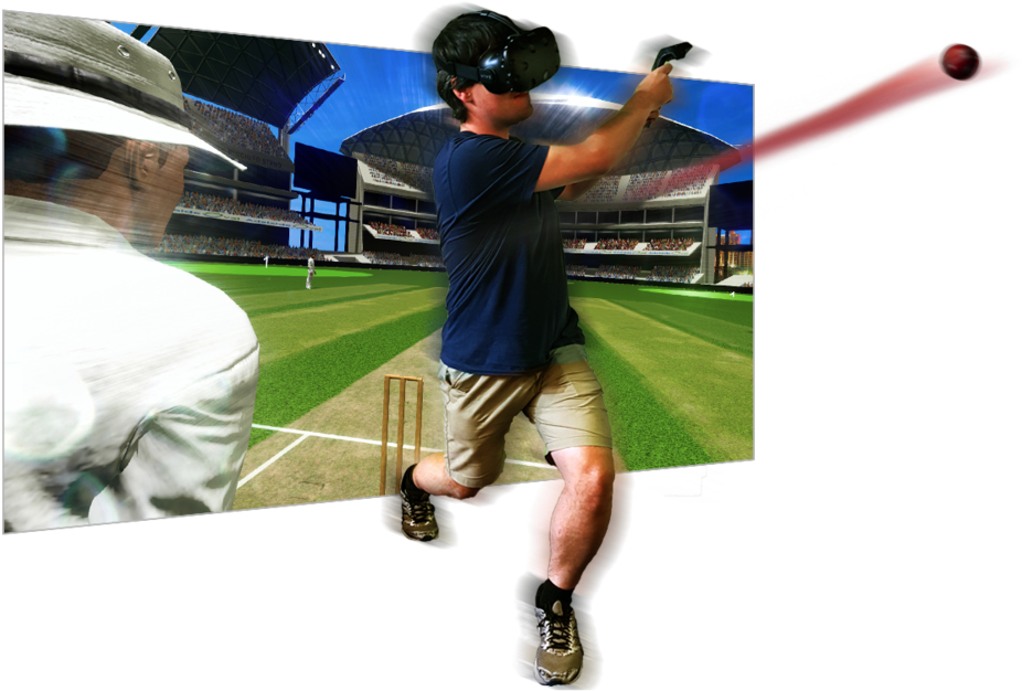 Vr Cricket - Portable Network Graphics (1000x625), Png Download