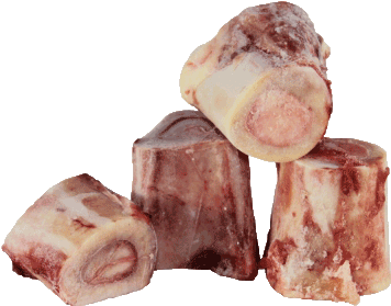 Tuckers Raw Frozen Bones - Tuckers Bison, 2"/4pk - Luvpetsupplies.com (400x340), Png Download