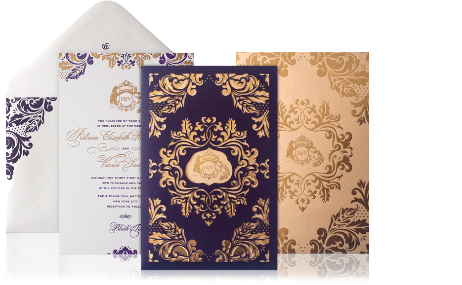 Vector Cutting Wedding Invitation - Luxury Laser Cut Wedding Stationery (934x585), Png Download