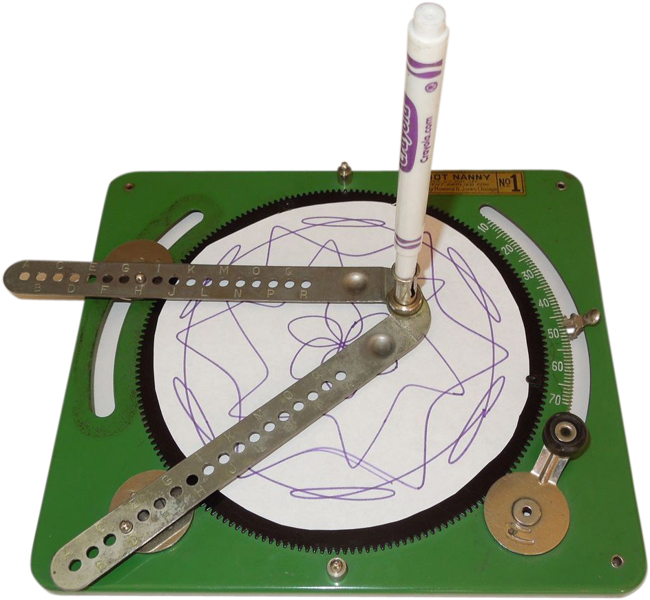 1940's-50's Hoot Nanny Pre Spirograph - Hoot A Nanny (943x943), Png Download