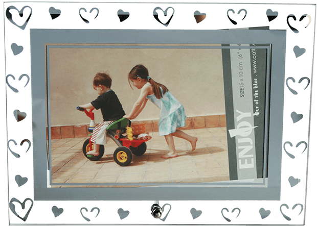 Cadre Photo En Verre (945x709), Png Download