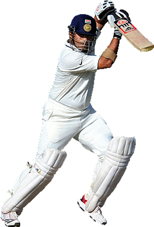 Cricket Clipart Bating 15 304 X 444 Dumielauxepices - Sachin Tendulkar White Background (304x444), Png Download