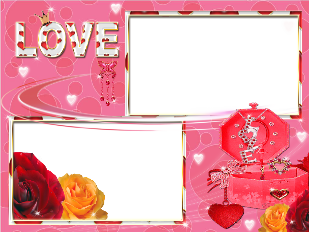 Love Picture Frames - Png Love Photo Frame (1024x768), Png Download