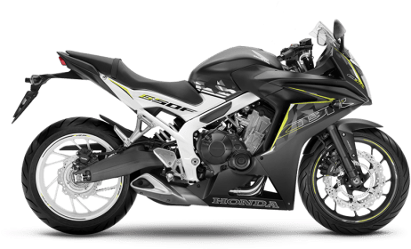 Cbr650f 13054 1091matte Gunpowder Black White Se Front - Honda Cb650f 2017 Colours (570x570), Png Download