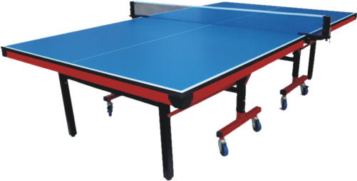 Table Tennis Table Hurricane With Wheels - Hurricane Table Tennis Table (500x314), Png Download