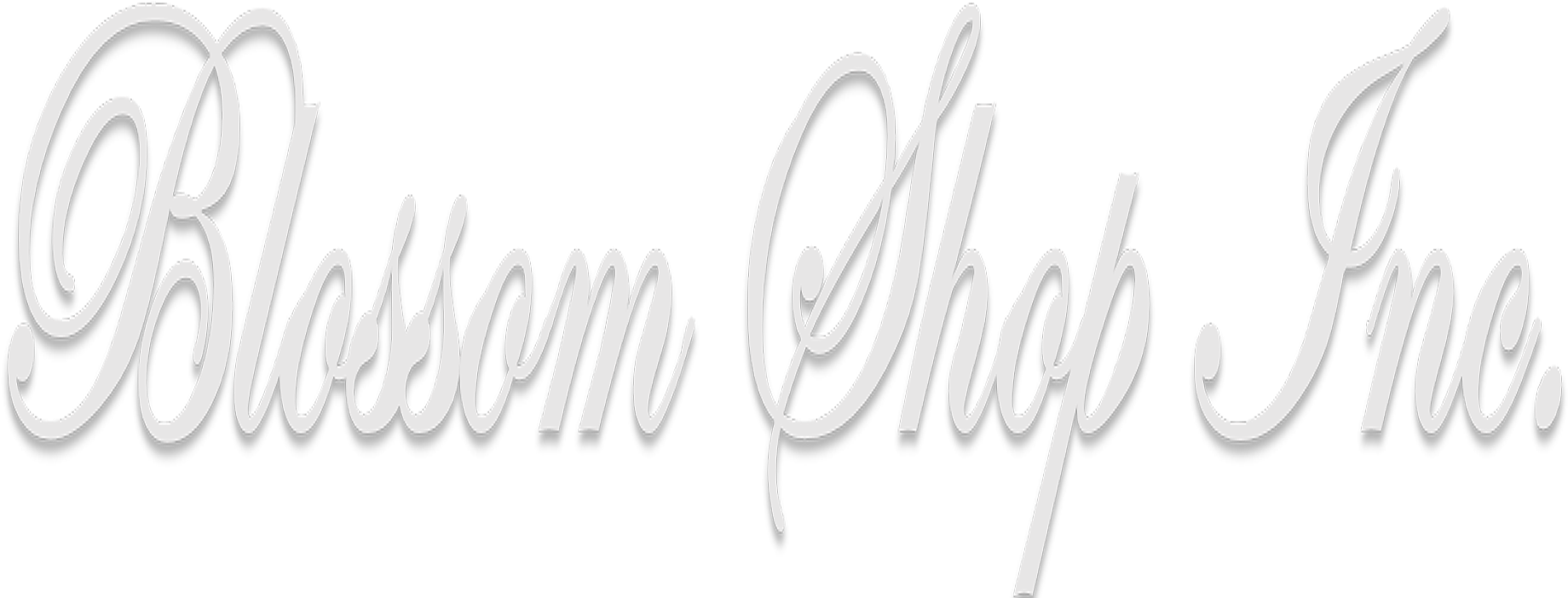 Blossom Shop Inc - Blossom Shop Inc. (1859x729), Png Download