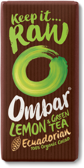 Ombar Lemon & Green Tea - Ombar Coco Almond Bar 70g (326x600), Png Download