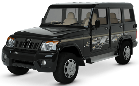 Mahindra Bolero Power Plus Slx Black (550x339), Png Download