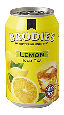 Brodies Lemon Iced Tea 330 Ml - Segafredo Iced Tea (500x500), Png Download