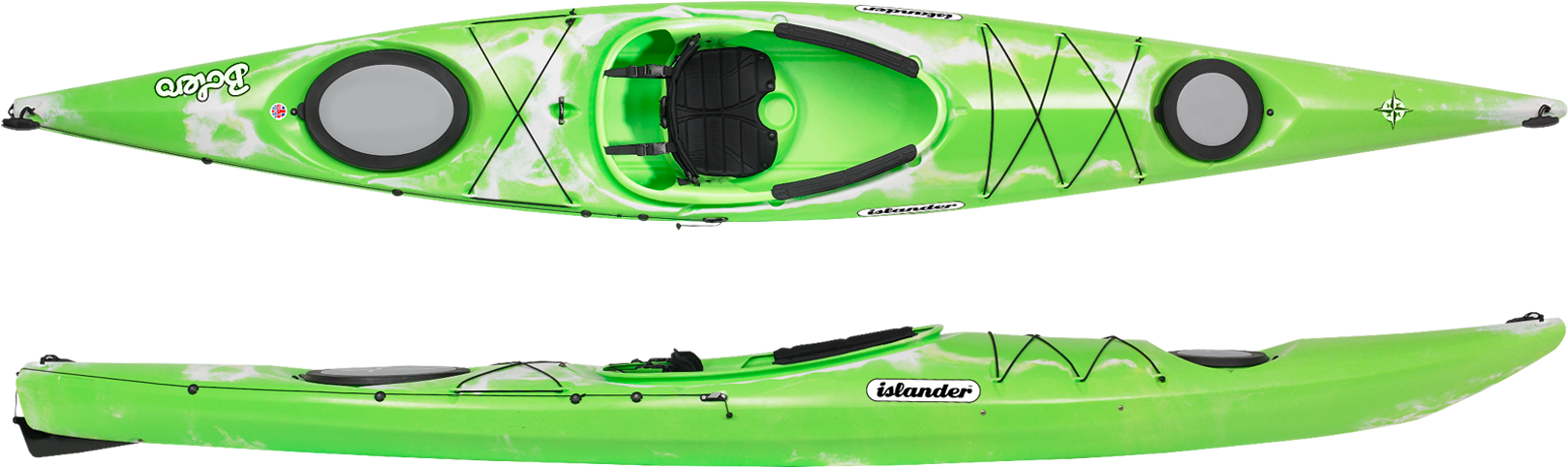 Islander Bolero 15 Touring Kayak - Islander Bolero Kayak (1659x893), Png Download