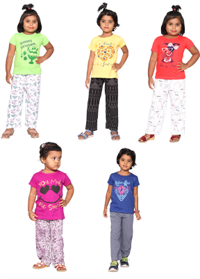 Tweety 5 Girl`s Pyjama Set - Girls Kids Wear Hd (350x480), Png Download