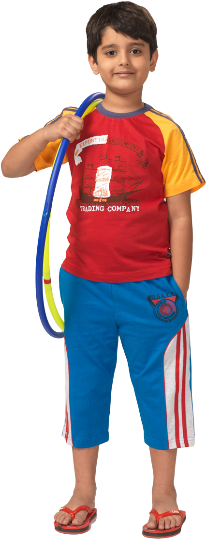 Junior Stylish Half Sleeve T Shirt J - Kurta (800x1280), Png Download