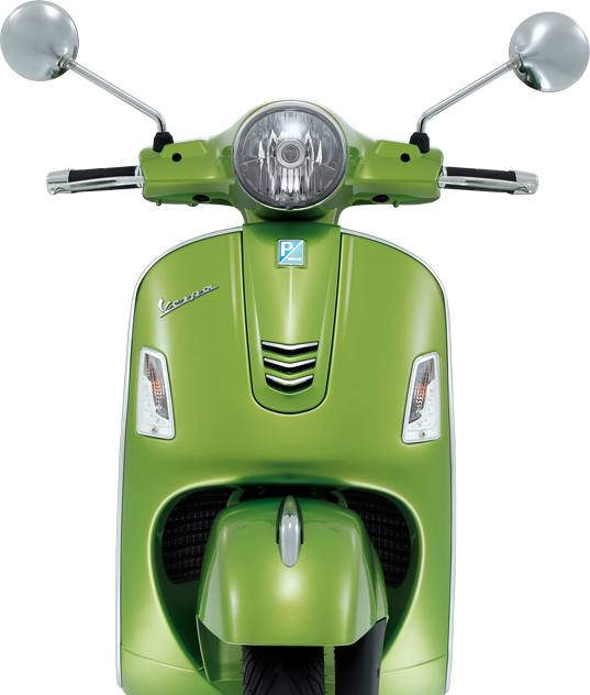 Green Vespa - Cruiser (537x632), Png Download