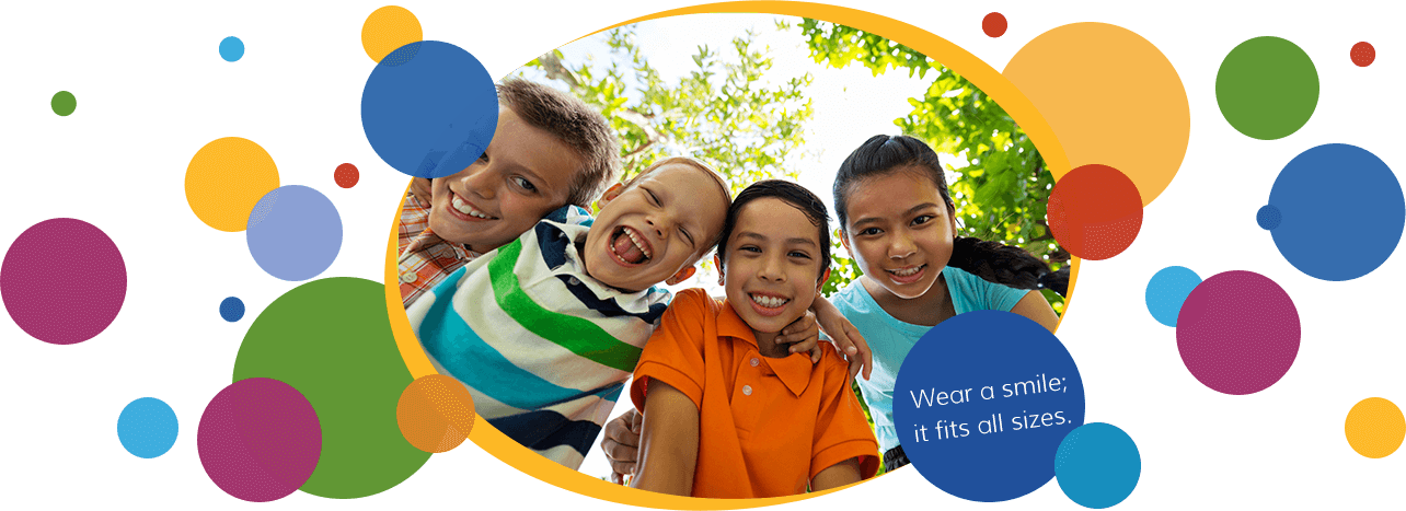 Kids In A Circle - Child (1284x467), Png Download