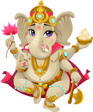 Shri Ganesha Mantra - Lord Ganesha Images Png (372x544), Png Download