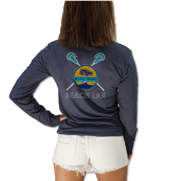 Beach Lax Long Sleeve - Beach (589x600), Png Download
