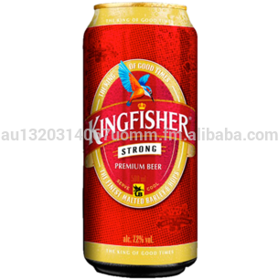 Kingfisher Premium Lager Beer For Export Worldwide - Kingfisher Beer Bottle Png (350x350), Png Download