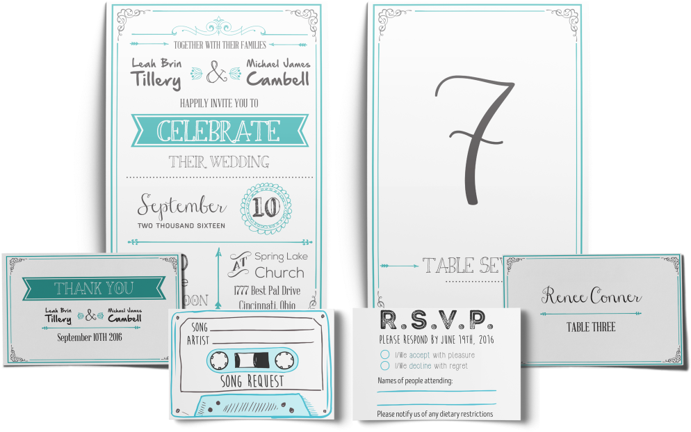 Blue Wedding Bundle - Blue (1024x637), Png Download