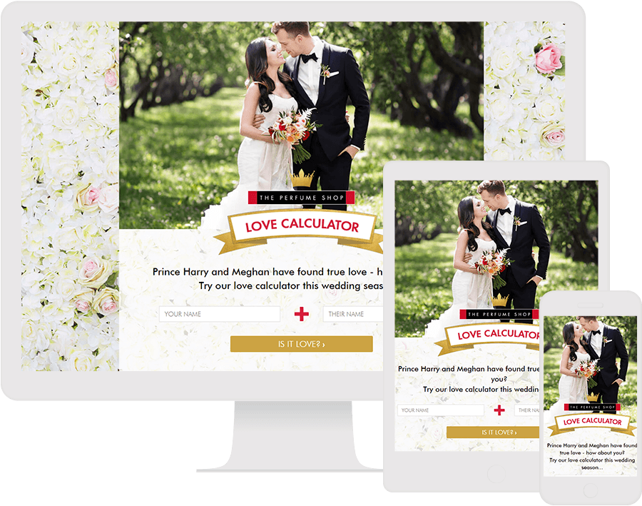 The Perfume Shop Created A Fun Love Calculator To Entertain - Wedding Reception (900x709), Png Download