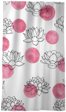 Colorful Hand Drawn Vector Lilies Contours With Pink - Patchwork (400x400), Png Download