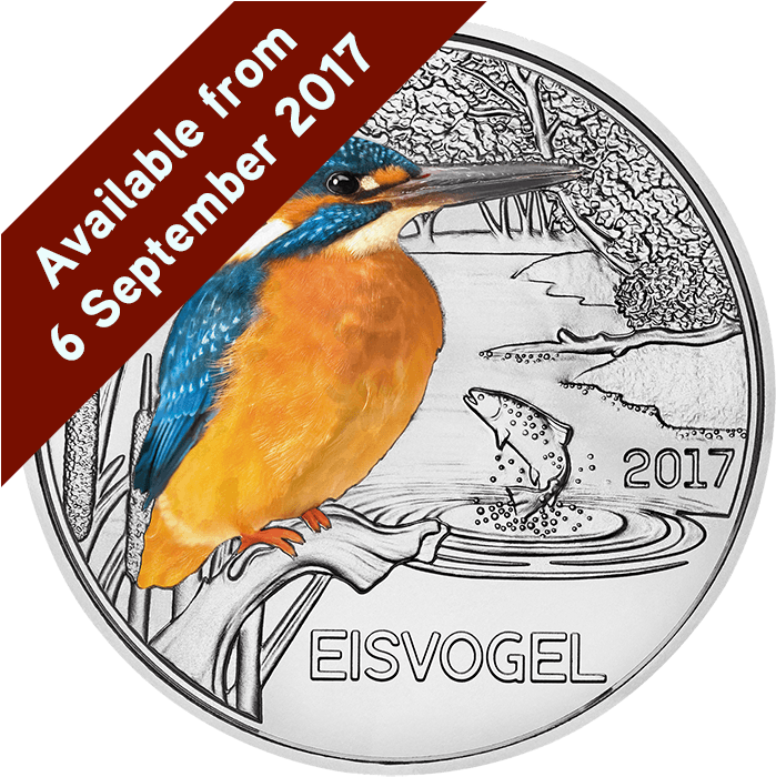 The Kingfisher Glow In The Dark Silver Coin - Colourful Coins Kingfisher (716x716), Png Download