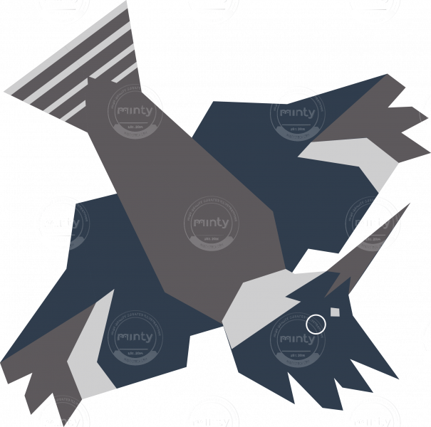Belted Kingfisher Male - Graphic Design (605x600), Png Download
