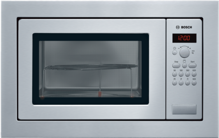Slimline Built In Microwave (435x515), Png Download