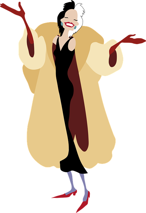 Cruella De Vil Vanity Tables - Cruella De Vil Villains (493x720), Png Download