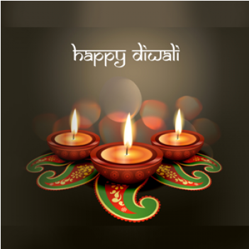 Diwali - World Menagerie Seward Diwali Graphic Print And Text (940x350), Png Download